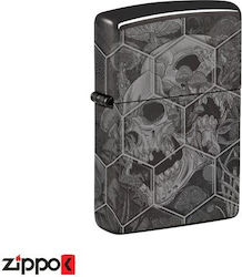 Zippo Schädel Winddichtes Feuerzeug Flamme
