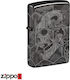 Zippo Skull Αντιανεμικός Αναπτήρας Φλόγας