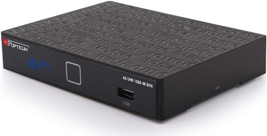 Receptor Digital Opticum 1500 4k Box Dvb-s2 Ax Uhd