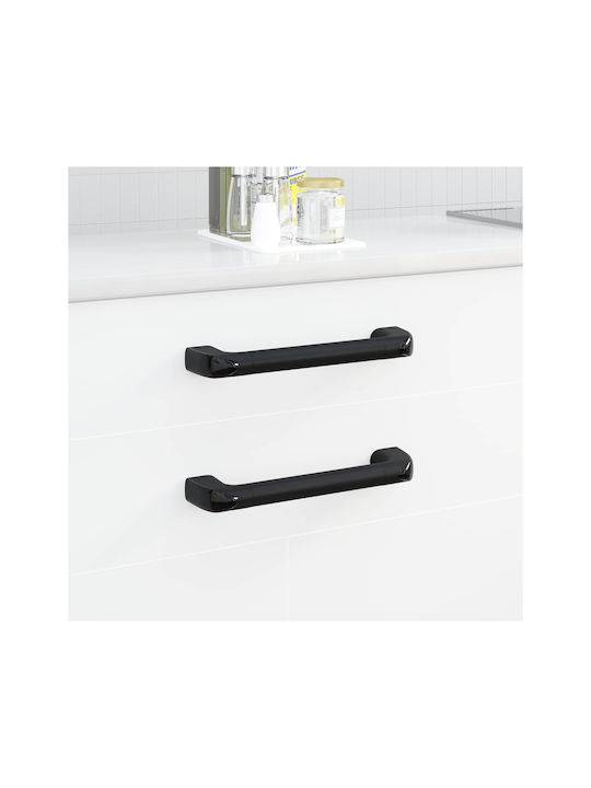 vidaXL Handle Furniture made of Metallic Black 380mm (Center Distance 34mm) 864707 2pcs