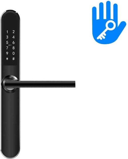 Liliwise Ηλεκτρονική Κλειδαριά με Σύνδεση Bluetooth και Wi-Fi Μαύρη