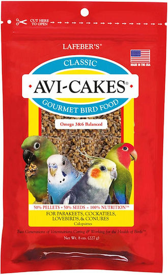 Lafeber Fruit Delight Avi-Cakes Food Snack For Small Parrots 227gr Lf102