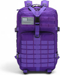Playful Bags Militärischer Rucksack Rucksack Lila 45Es