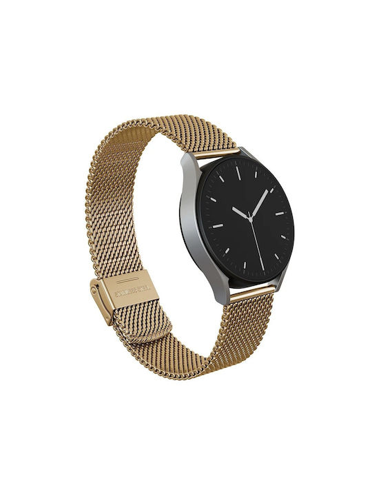 Burga Tragbare Bänder Metall Mesh Elegance Universal 20 Mm Gold