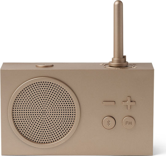 Lexon Tykho 3 Portable Radio Rechargeable with Bluetooth Gold