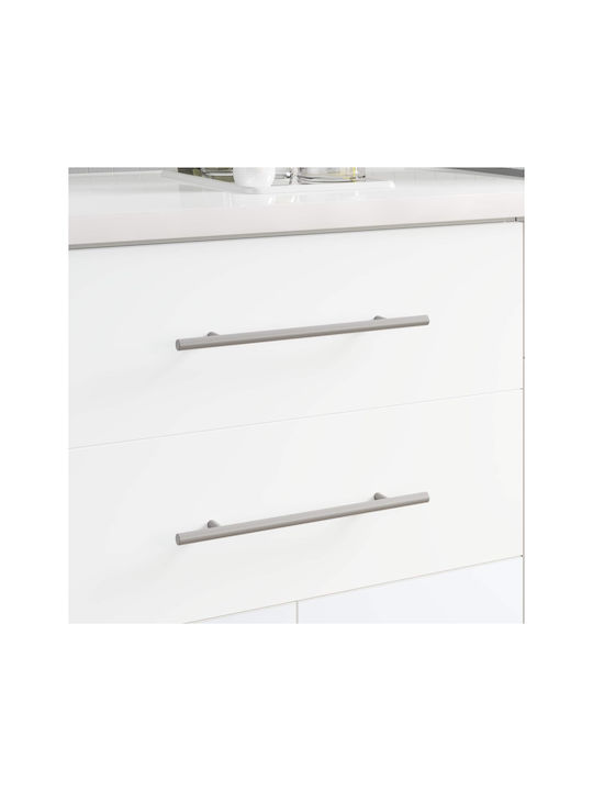 vidaXL Knob Furniture made of Metallic Silver 864734 12pcs