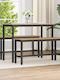 Bench Outdoor Wooden 100x32.5x48.5cm