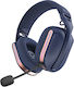 Oniverse Polaris Ασύρματο Over Ear Gaming Headset με σύνδεση USB Μπλε