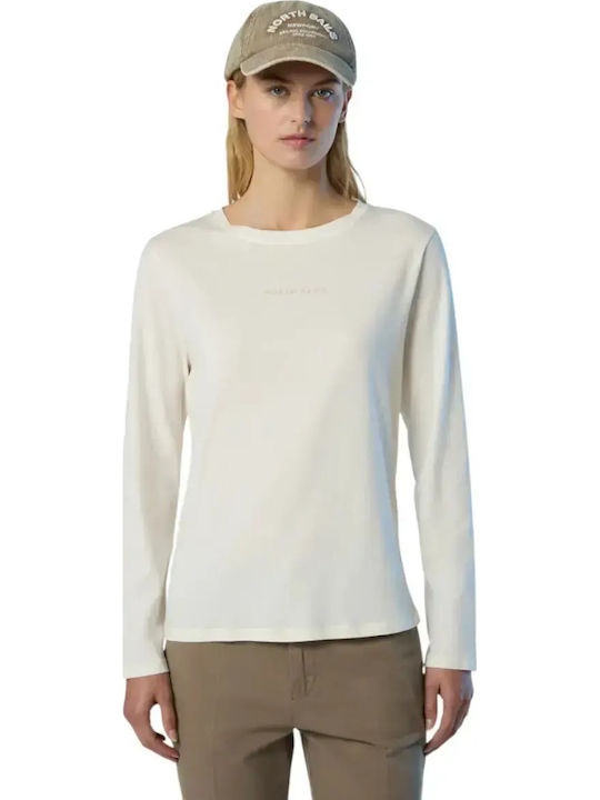 Summer Women's Cotton Blouse Long Sleeve White