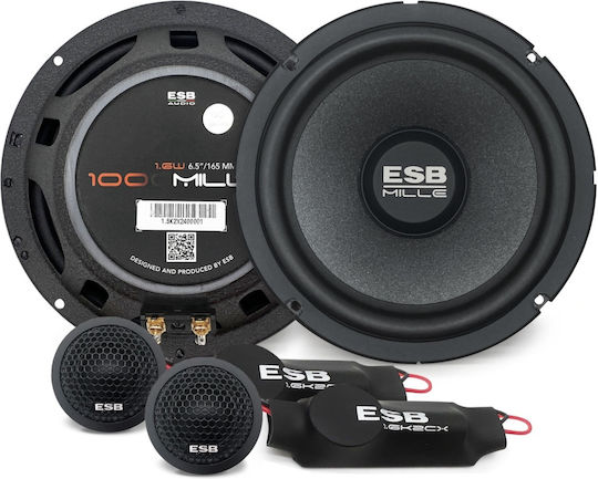 Esb 1000 1.6k2x Difuzoare Auto Sistem 2 Căi Set 165mm 90w Rms 4 Ohm 4 Difuzoare