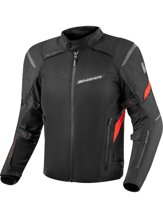 Shima 2.0 Bărbătesc Geacă de motocicletă Waterproof Roșu