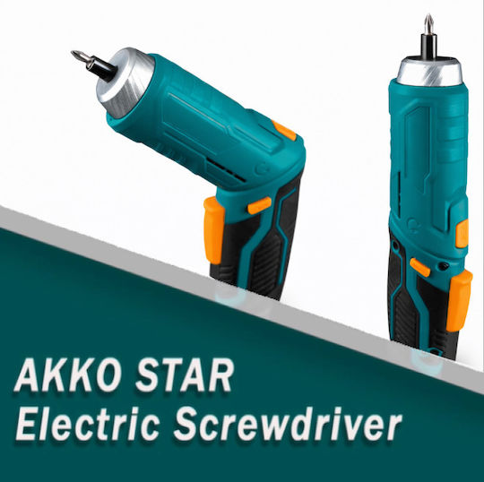 Αkkostar AK510524 Angle Battery Screwdriver 3.7V 1x1.5Ah