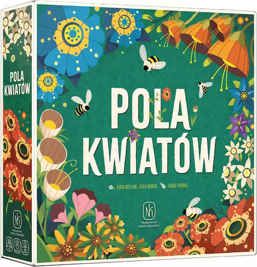 Board Game Fields of Flowers for 1-4 Players 8+ Years Old (PL) Nasza Ksiegarnia