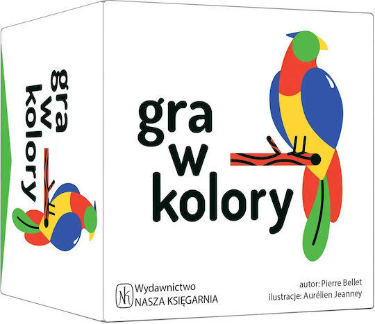 Board Game Color Game for 2-7 Players 6+ Years Old (PL) Nasza Ksiegarnia