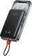 Veger K1C Power Bank 10000mAh 22.5W with USB-A and USB-C Power Delivery Quick Charge Black
