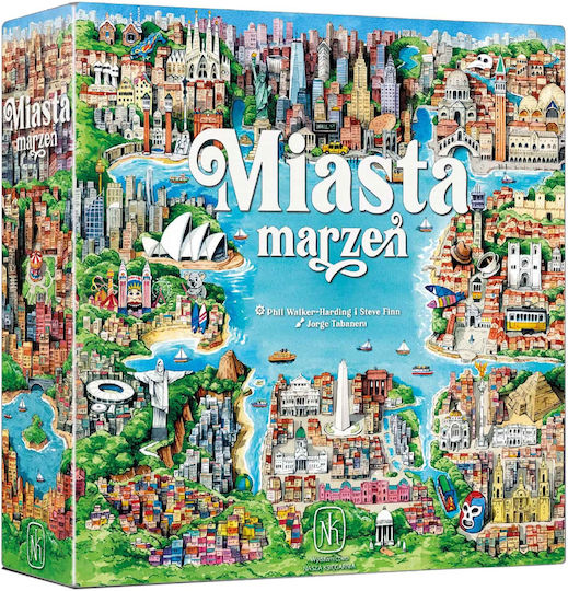 Board Game Cities of Dreams for 2-4 Players 10+ Years Old (PL) Nasza Ksiegarnia