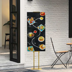 vidaXL Σταντ Διαφήμισης Δαπέδου 30cmx214cm vidaXL Σταντ Διαφήμισης Δαπέδου 30cmx214cm