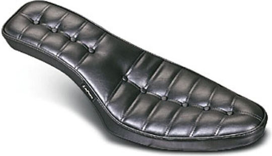 Le Pera Double Driver Passenger Motorcycle Saddle Harley-Davidson 64 84 Fl Fx Lepera Cobra 2-Up Seat Pleated