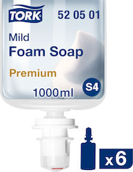 Σαπούνι Χεριών Αφρό 1l 6 Τεμάχια Tork Mild 520501