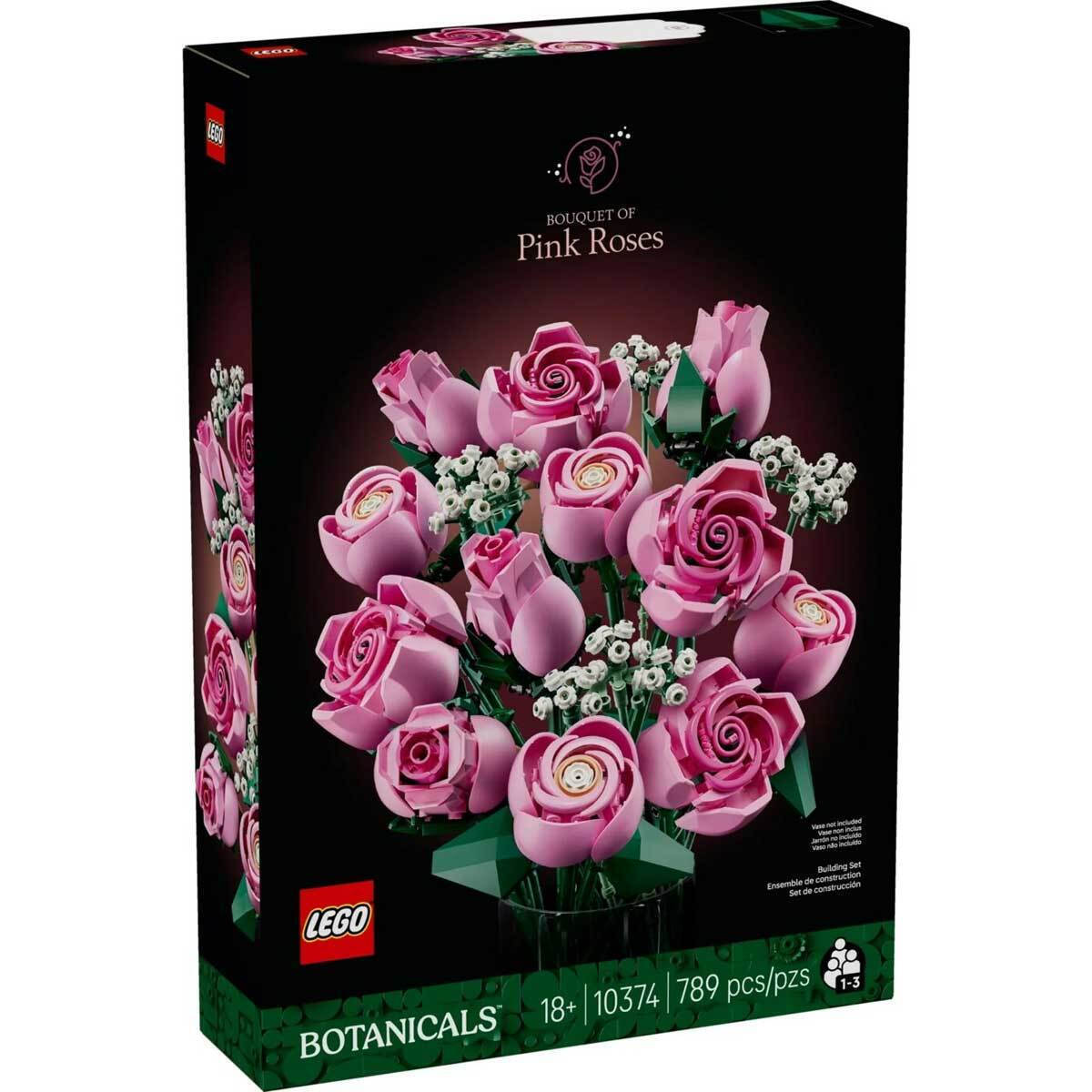 LEGO Botanical Collection Bouquet of Pink Roses για 18+ Ετών 789τμχ