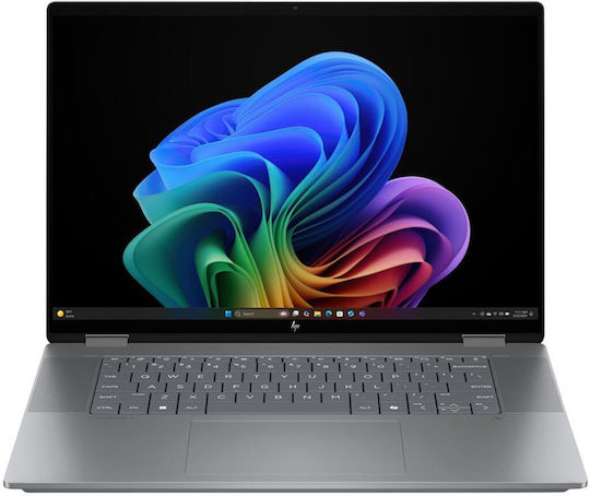 HP OmniBook X Flip 2-in-1 Copilot+ PC 16-AR0013 16" IPS FHD+ Touchscreen (Ryzen AI 300 Series-AI 5 340/16GB/512GB SSD/W11 Home) Meteor Silver (US Keyboard)