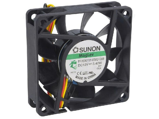 Sunon ME70201V1-000U-A99 Вентилатор 70мм 12V 70x70x20mm 29CFM 33dBA