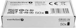EverActive Lithium-Batterien CR123 50 Stück