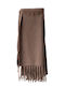 Women's Wool Scarf Brown