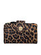 Large Fabric Women's Wallet Classic Brown