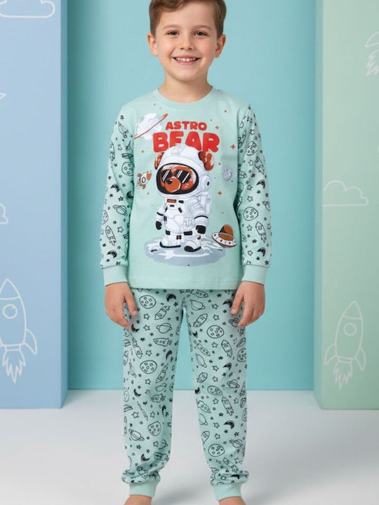 Supermini Детска пижама Зимна Mint
