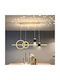 Adjustable Pendant Light Gold 100x100cm