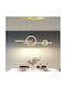 Adjustable Pendant Light Gold 100x100cm