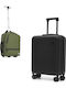 CabinFly Reisekoffer Black And Green mit 4 Räder