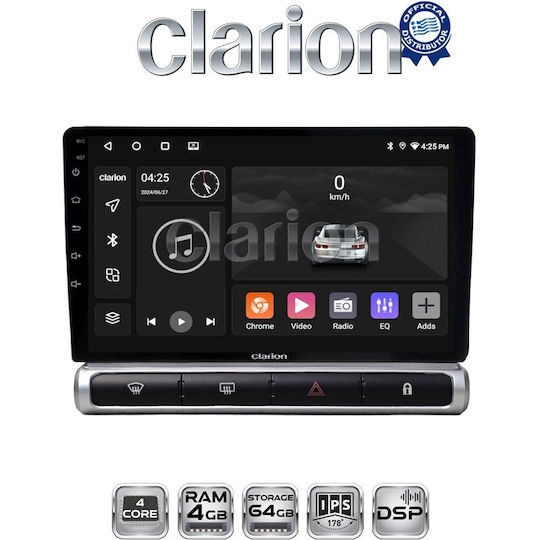 Clarion Ηχοσύστημα Αυτοκινήτου για Citroen C3 2016 (Bluetooth/USB/WiFi/GPS/Apple-Carplay/Android-Auto)