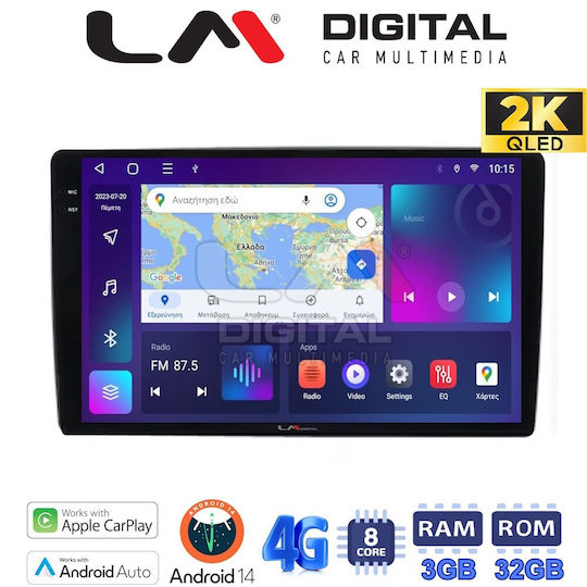 LM Digital Car Audio System for Ford Focus / Mondeo / Galaxy / S-Max 2006-2014 (Bluetooth/USB/WiFi/GPS/Apple-Carplay/Android-Auto)