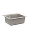 vidaXL Drop-In Sink Synthetic Granite W47xD44cm Gray