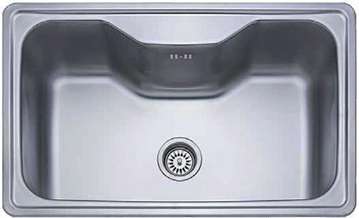 Donau 120-164DE07#IN Ένθετος Inox Σαγρέ Μ80xΠ50cm