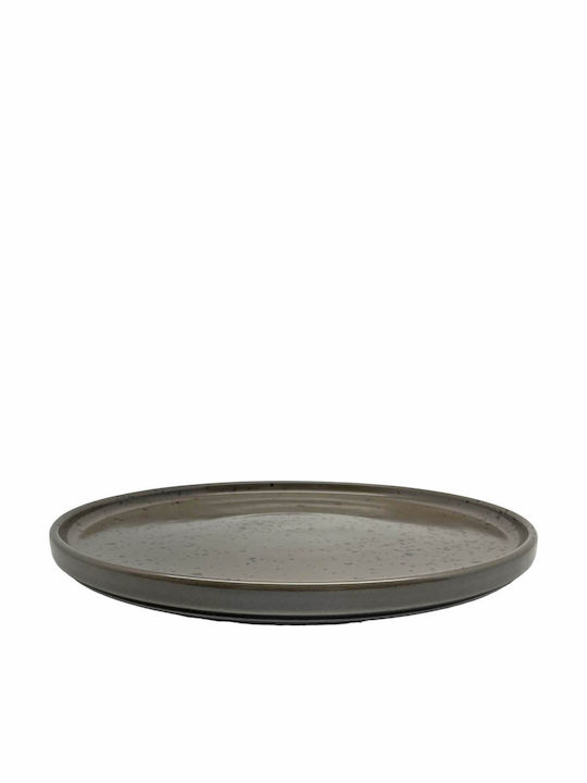 Ankor Premium Plate Shallow made of Porcelain Gray 27cm 6pcs