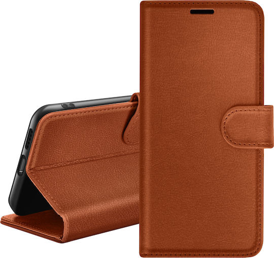 Zanaé Wallet Case Oppo A96 A76 Stand Magnetic Tab Brown