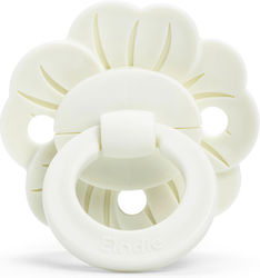 Elodie Details Binky Bloom Orthodontic Silicone Pacifier White for 3+ Months Elodie Details Binky Bloom Orthodontic Silicone Pacifier White for 3+ Months