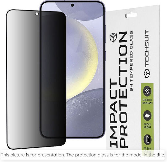 Techsuit Full Glue Privacy Full Face Tempered Glass Black (Samsung Galaxy A37 5G - Techsuit)