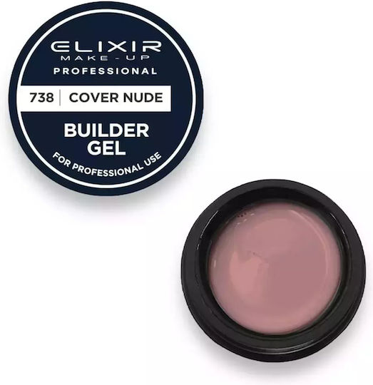 Elixir Constructor Gel Gel pentru Unghii 738 Cover Nude 30gr
