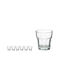 Homestyle Set of Glasses Shooters / Liqueur/Ouzo made of Glass 40ml 6pcs