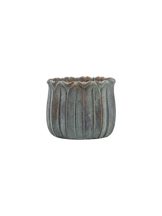 Fylliana Vază Decorativă din Beton Fl1567 Gri 15x18cm 1buc
