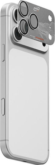 Skinarma Προστασία Κάμερας Tempered Glass Ασημί για το iPhone 17 Pro Max
