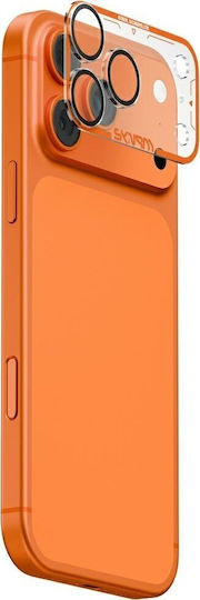 Skinarma Camera Protection Tempered Glass Orange for the iPhone 17 Pro
