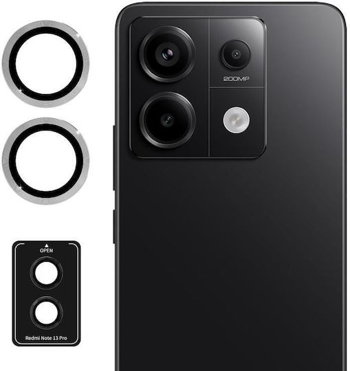 Hat-prince 9h Προστασία Κάμερας Μεμβράνη Μαύρο για το Redmi Note 13 Pro 5G