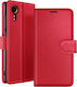 Zanaé Wallet Case Galaxy Xcover 7 Stand Magnetic Flap Red