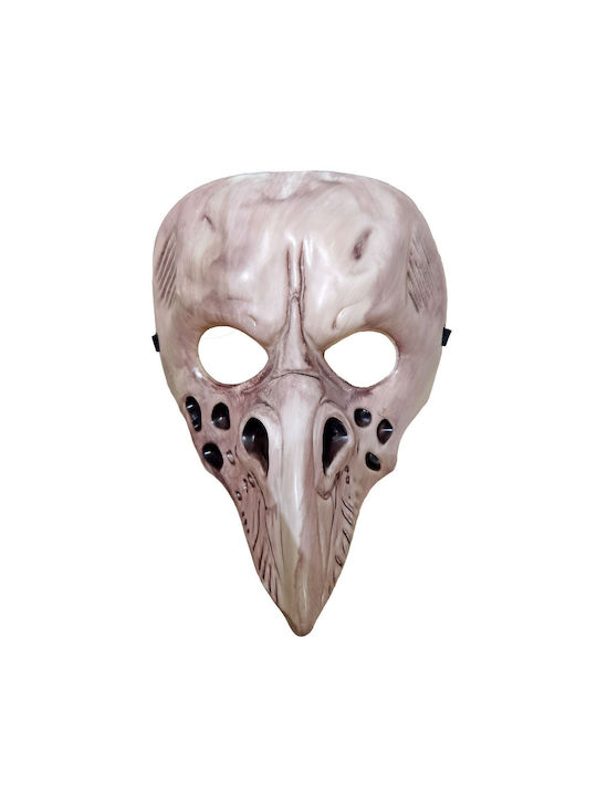 Plastic Mask Bird Nose Brown Elastic Carnavalista 232689