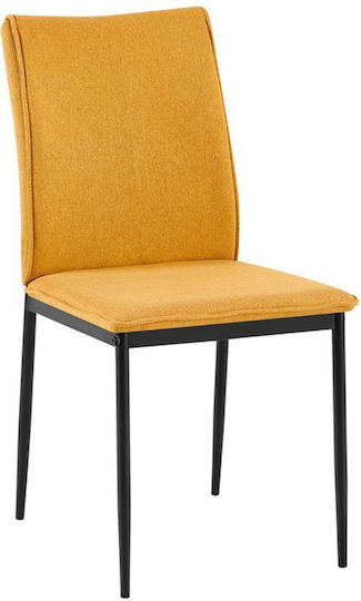 Chairs Dining Room 2541 44x60x86cm 4pcs Mustard